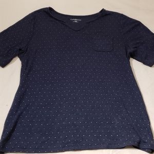 Heathered Blue Croft & Barrow Tshirt